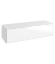 AQWELLA Genesis Дополнительная подвесная тумба с одним выдвижным ящиком в цвете белый глянец. - GEN0312W