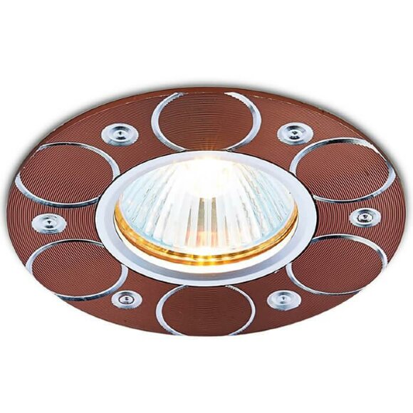 Встраиваемый светильник Alum хай-тек A808 AL/BR, Ambrella light цвет: коричневый