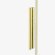 Шторка для ванны 110 см Smart light gold New Trendy светлое золото арт. EXK-4305