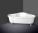 BelBagno Акриловая ванна 150x150, пристенная, прямоугольная, белая, арт. BB07