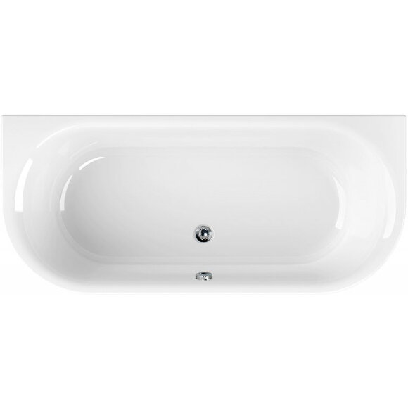 Акриловая ванна 180x80 METAURO Белый Cezares - METAURO-wall-180-80-40-W37