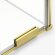 Шторка для ванны 150 см Smart light gold New Trendy светлое золото арт. EXK-4309