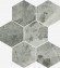 Купить Italon Charme Extra Floor Project 620110000067 Silver Hexagon Cer 25x29 в Москве
