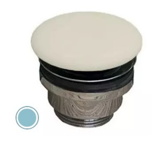 Донный клапан универсальный 1”1/4 GSG Ceramic Design с керамической крышкой цвет: голубой глянцевый, арт. PILTONUNIAR022