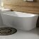 BelBagno Акриловая ванна 150x78, пристенная, прямоугольная, белая, арт. BB410-1500-780-L