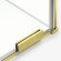 Шторка для ванны 160 см Smart light gold New Trendy светлое золото арт. EXK-4314