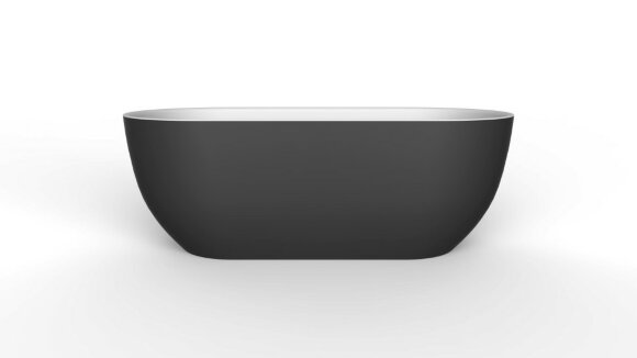 BelBagno Акриловая ванна 150x80, отдельностоящая, овальная, белая, арт. BB70-1500-800-W/NM