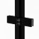 Шторка для ванны 100 см L Superia black New Trendy черный арт. P-0054
