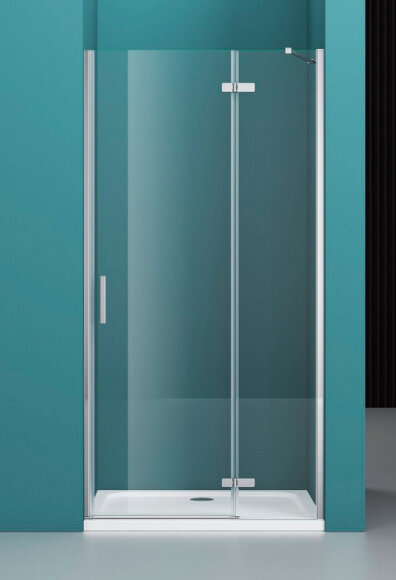 BelBagno Душевая дверь без ответного пристенного магнитного профиля, правая 80x195, KRAFT, арт. KRAFT-60/20-C-Cr-R