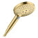 Ручной душ 120 3jet HG Raindance Select S  (Rain, RainAir, Whirl), цвет: Полированное золото