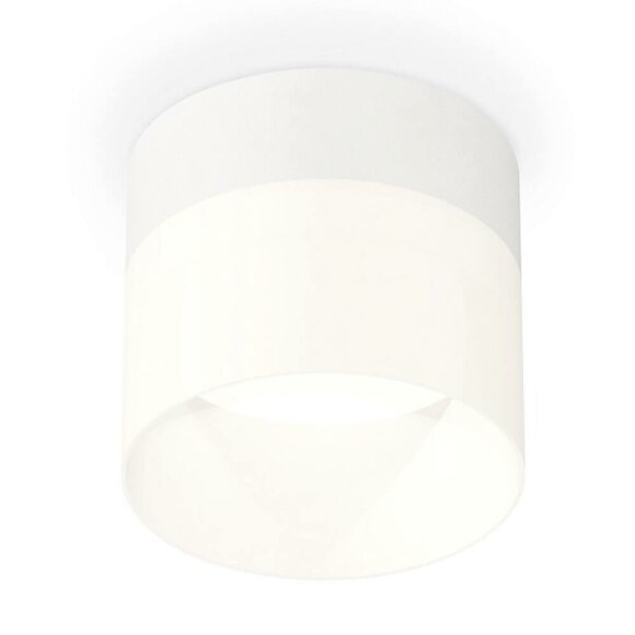Комплект накладного светильника с акрилом SWH/FR GX53 (С8101, N8402) современный XS8101016, Ambrella light цвет: белый