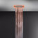Встраиваемая душевая система 35х35см, тропический ливеньи хромотерапия, пульт упр. держатель.треб ист питания на 12B, Afilo Gessi цвет: Mirror Steel - 57601#279