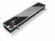 Внутрипольный конвектор Varmann Qtherm решетка анодированная в натуральный алюминий, бортик из U-образный профиля, арт. Q_230.110.2000 RR U EV1