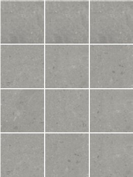 Kerama Marazzi Матрикс 1320H Серый Полотно из 12 частей 9.8х9.8 29,8x39,8 - керамическая плитка и керамогранит