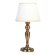 Настольная лампа Lilie классика TL.7501-1BR, Abrasax цвет: бронза