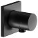 Keuco Запорный вентиль с переключателем на 2 потребителя с рукояткой Comfort, с квадратной розеткой, Ixmo, 59557 370102 цвет: черный матовый