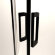 Раздвижная душевая дверь PREMIUM PRO BLACK DWJ цвет:черный, арт. 1014160-54-01R