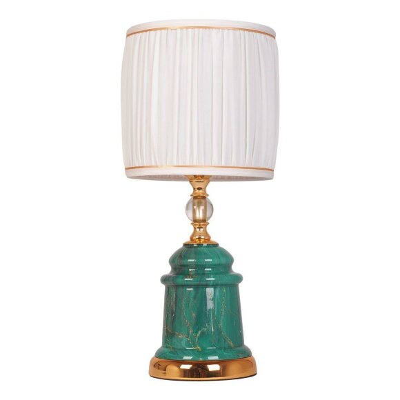 Настольная лампа Lilie классика TL.7811-1GO, Abrasax цвет: зеленый