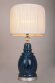 Настольная лампа Lilie классика TL.7812-1CH, Abrasax цвет: синий