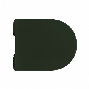 Сиденье с крышкой Scarabeo MOON/GLAM с микролифтом цвет: черный, арт. 5530/B 49