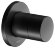 Keuco Встраиваемый запорный вентиль с рукояткой Pure, с круглой розеткой, Ixmo, 59541 370001 цвет: черный матовый