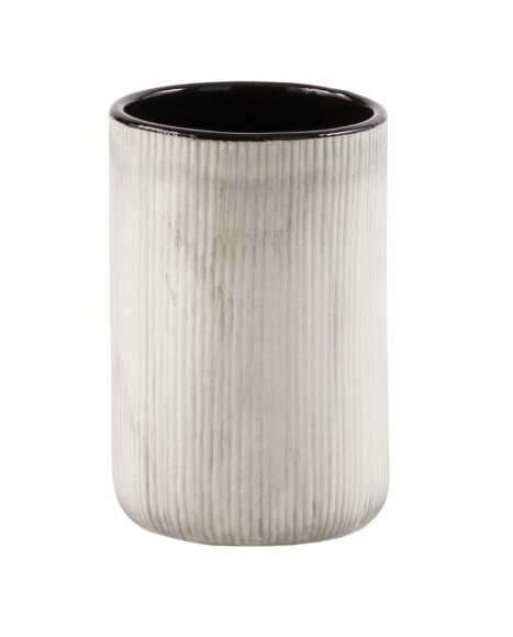Настольный керамический стакан, Naomi Gedy, серый арт. NO98(08)