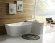 BelBagno Акриловая ванна 170x80, пристенная, полукруглая, белая, арт. BB108-170-80