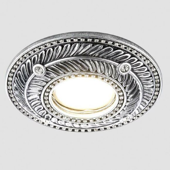 Встраиваемый светильник Desing классика D4468 SL, Ambrella light цвет: серебро