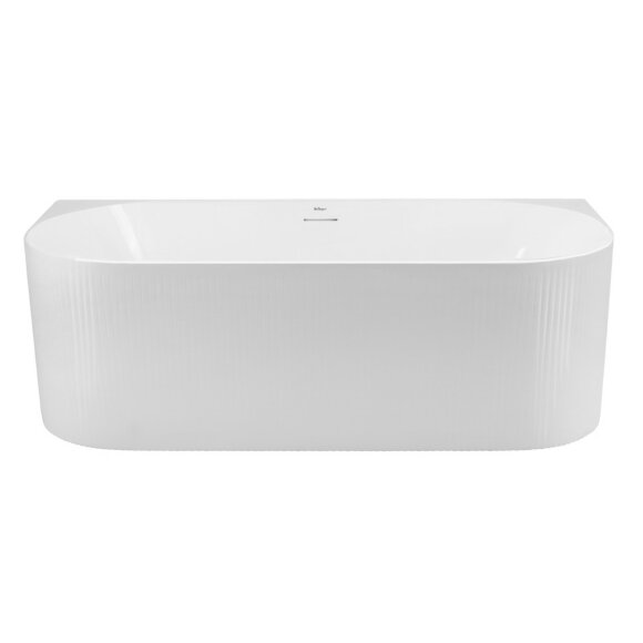BelBagno Акриловая ванна 170x80, пристенная, полукруглая, белая, арт. BB412-1700-800