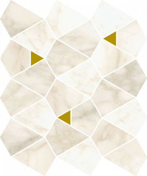 Мозаика Carrara Mosaico Vertex 25,8x30 Italon Eternum арт. 600110000975