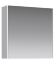AQWELLA Mobi Зеркальный шкаф 60 см с одной дверью на петлях с доводчиком. Цвет белый - MOB0406+MOB0717W