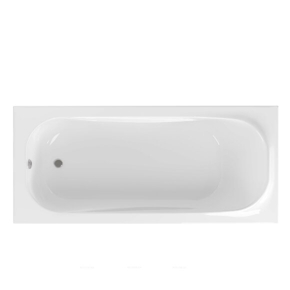 Ванна из литьевого мрамора 170х75 см Creto Nova цвет: белый, арт. 23-1113 