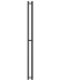 Полотенцесушитель X-2 neo 140/8 электрический Двин, чёрный матовый арт. 4657795059964