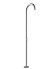 Душевая колонна напольная 2285 мм, с подогревом, для установки вне помещения, Mont Blanc Bossini, L80001.030 цвет: нержавеющая сталь