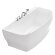 BelBagno Акриловая ванна без перелива 165x78, пристенная, прямоугольная, белая, арт. BB74-1650-W0